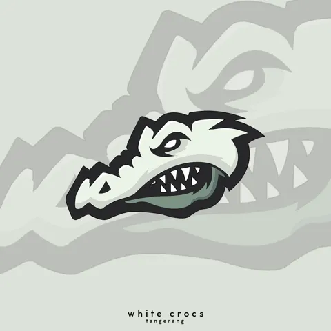 White Crocs Flag Football