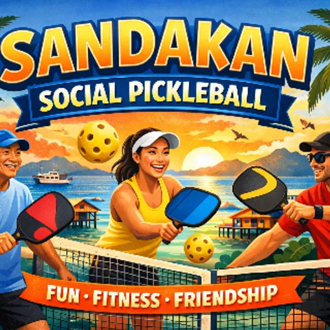Social pickleball Sandakan