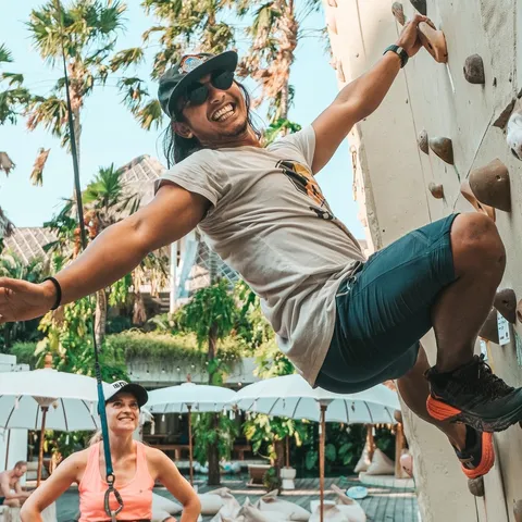 Morning caffeine Climbing