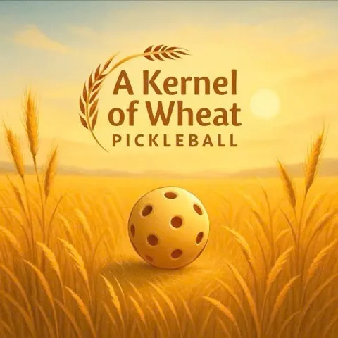 A kernel of wheat pickleball