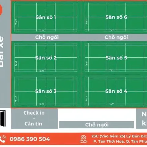 CẦU LÔNG QUẬN TÂN PHÚ 🏸🏸