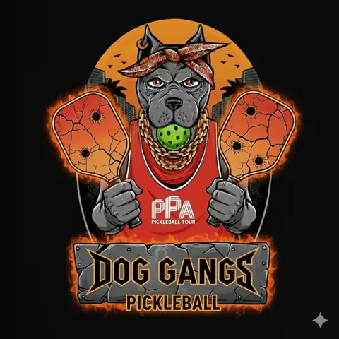 🕶️ Dog Gangs Pickleball🎾