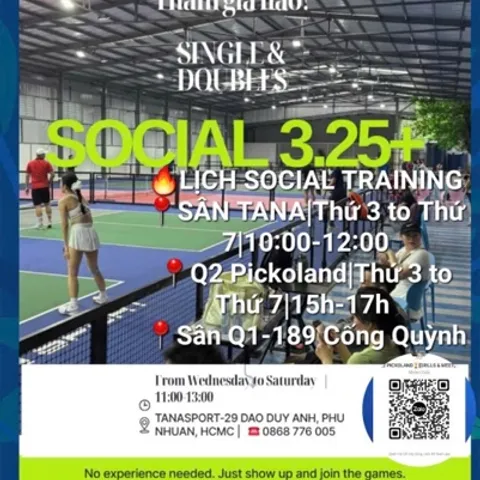 💦TANASPORTS |SOCIAL ĐƠN VÀ ĐÔI NÂNGTRÌNH WITH COACH