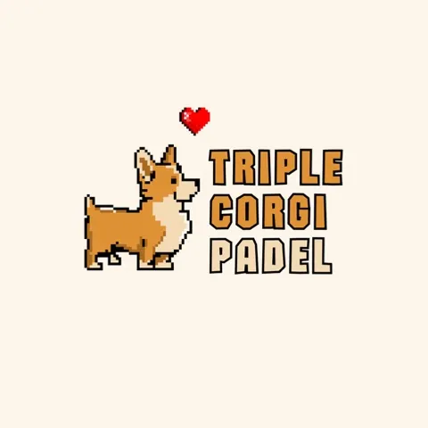 Triple Corgi Padel 🏓🐶 