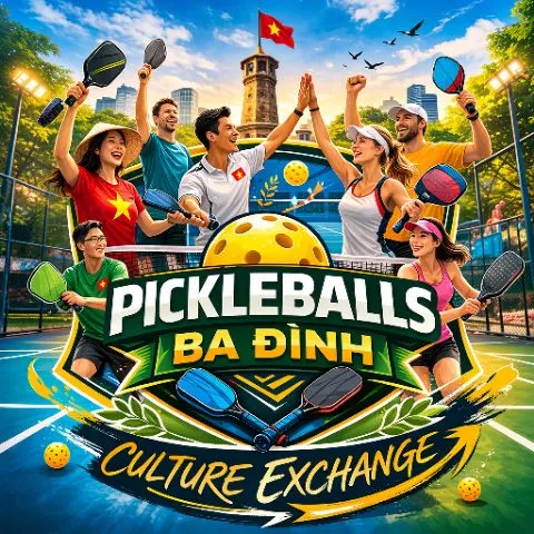Ba Đình culture exchange Pickleballs 