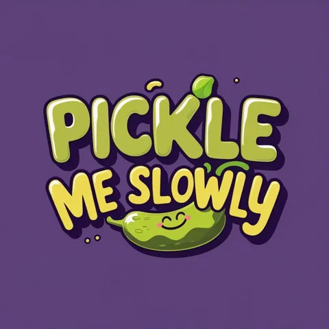 Pickle me slowly 