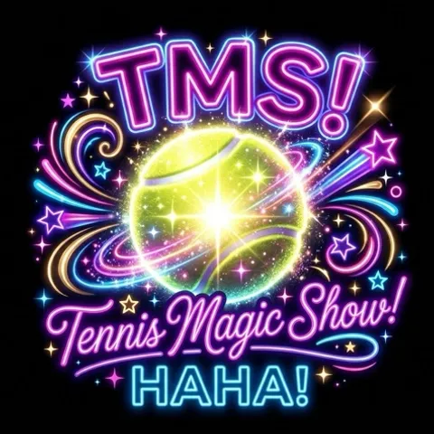 Tennis Magic Show! HAHA!