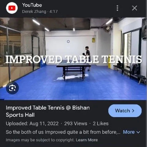 table tennis@bishan sport hall