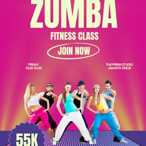 ZUMBA CLASS (The Prima Studio) with Zin Hanin
