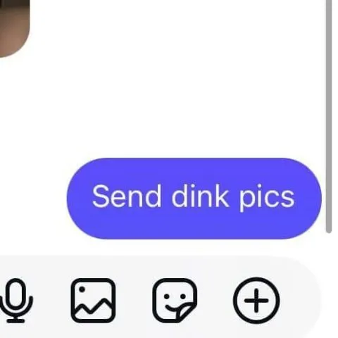 SEND DINK PICS 