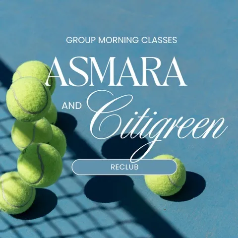 Asmara and Citigreen Tennis Lessons Beg to Interm