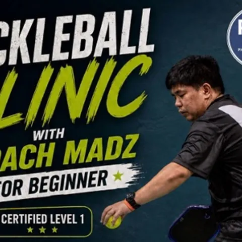 Pickleball Clinic with Coach Madz
