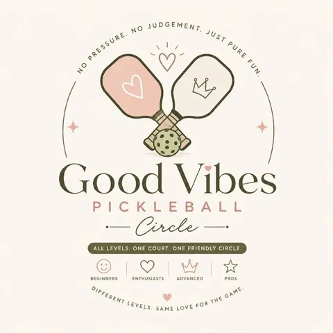 Good Vibes Pickleball Circle 🏓🤝