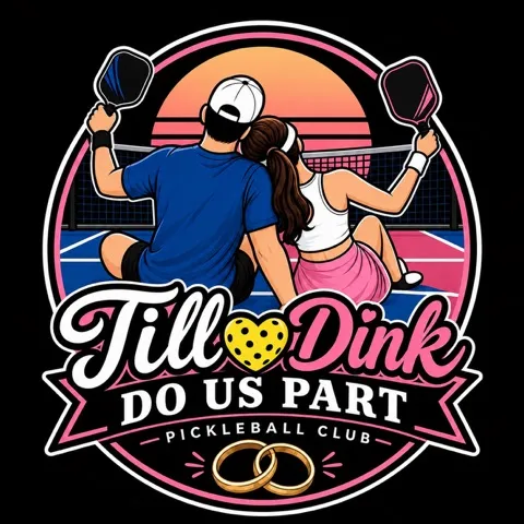 Till Dink Do Us Part Pickleball Club