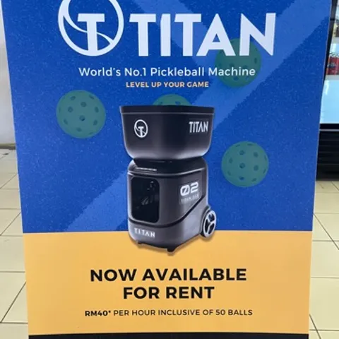 Titan Ball Machine East Malaysia by Aztec 