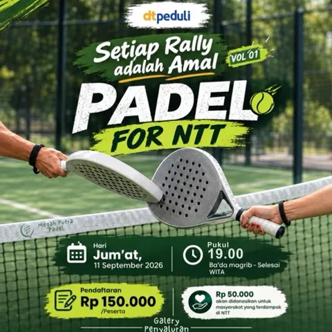 Padel charity By DT Peduli