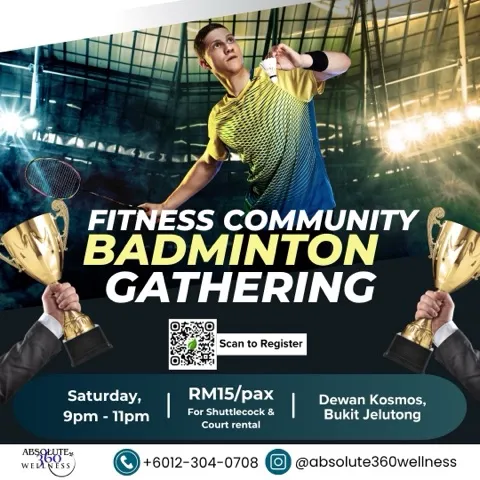 Fitness Community Gathering Badminton Edition