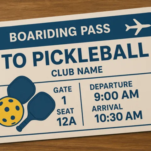 Boarding Pass to Pickleball