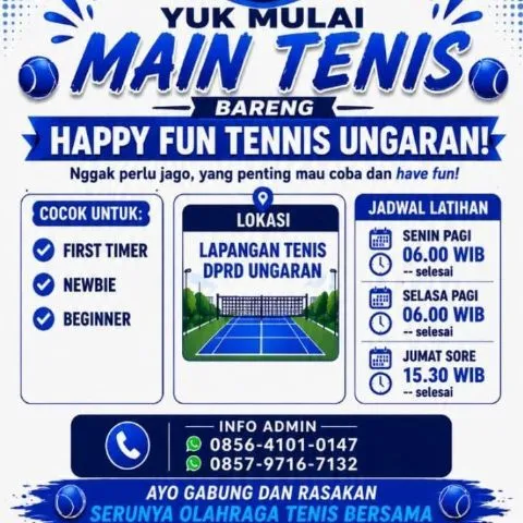 Happy fun tennis ungaran