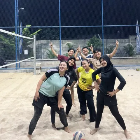 Metal Volleyball
