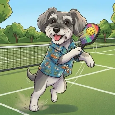 Bubi on the Court