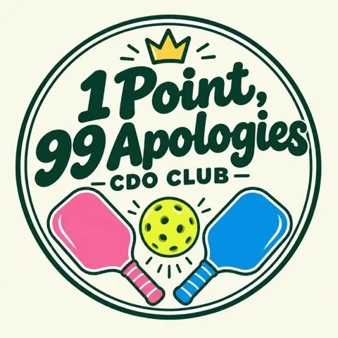 1 Point, 99 Apologies Pickleball CDO Club