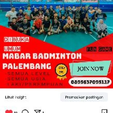 Mabar BADMINTON PALEMBANG