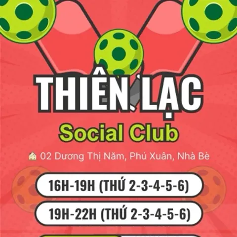 Social Pickleball [3H / 60k] - All Levels- Host hỗ trợ