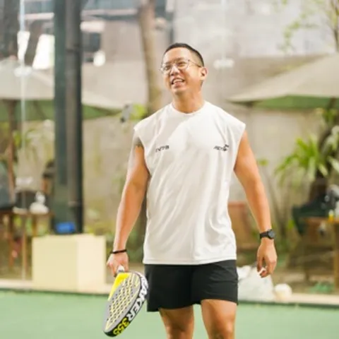 Drill with coach Satria