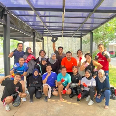 Latihan Muaythai/Boxing Bersama