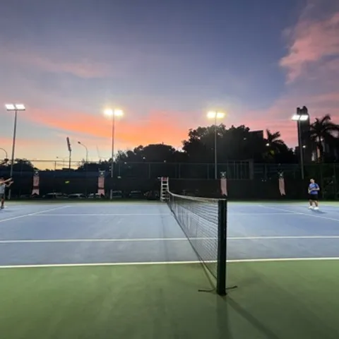 Happy Tennis Social Gathering