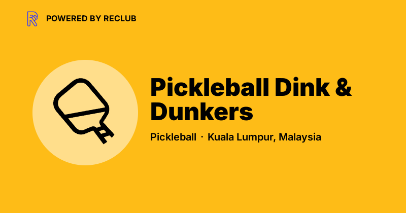 Pickleball Dink & Dunkers