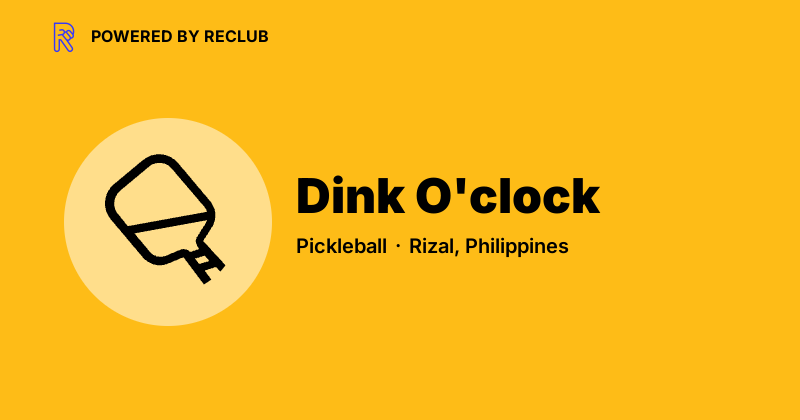 dink-o-clock-reclub